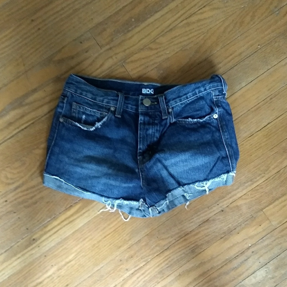 BDG mid-rise denim shorts